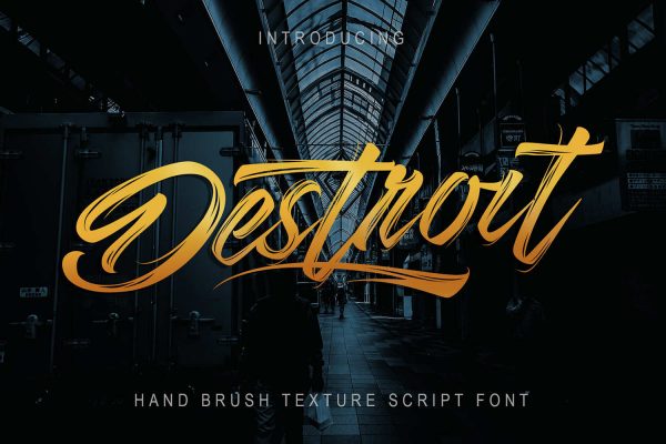 Destroit | Hand Brush Texture