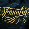 Familia Tattoo Lettering Font