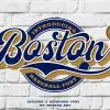 Boston | Baseball Script font