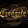 Gangsta Typeface | Tattoo Fonts
