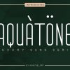 Aquatone | Luxury Sans