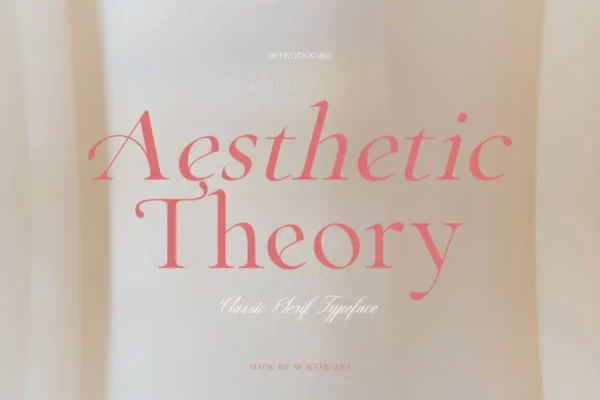 Aesthetic theory | Classic Serif