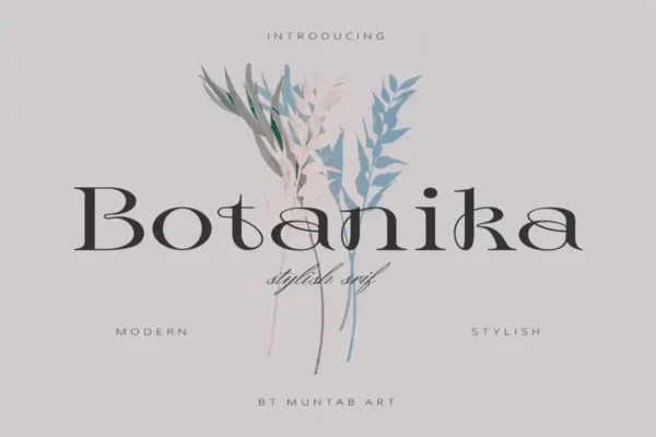 Botanika | Stylish Serif