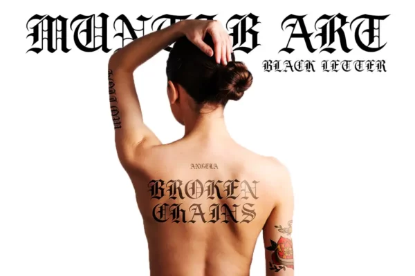 Broken Chains | Blackletter Font - Image 5